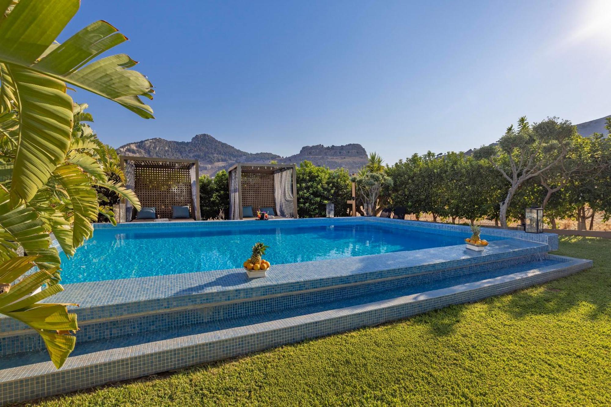 Gaia Blue Villa Kolymbia Exteriér fotografie