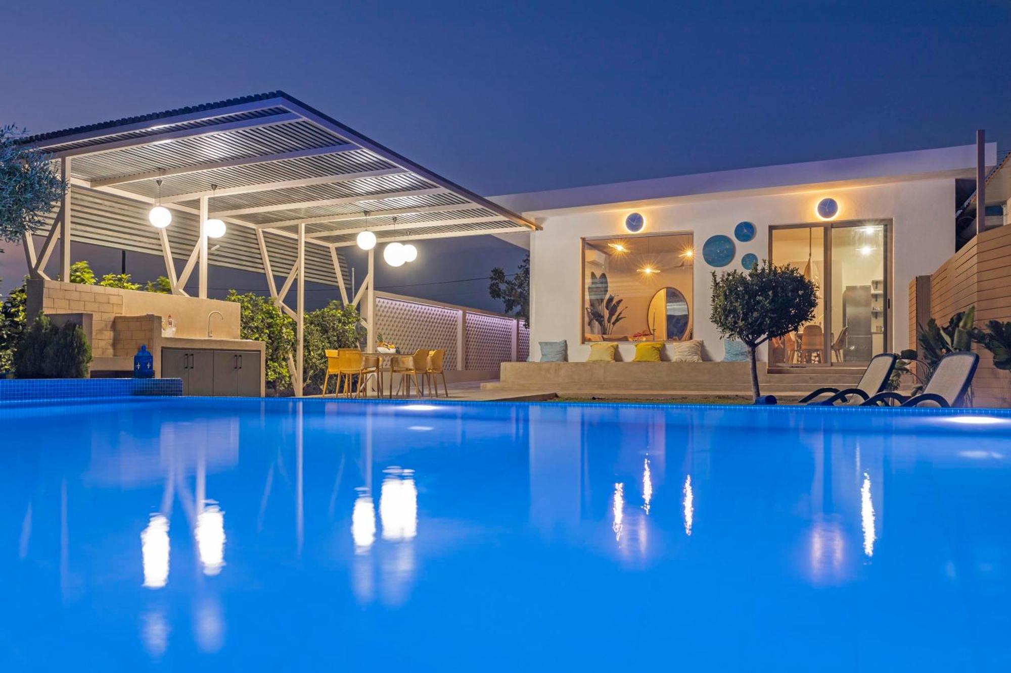 Gaia Blue Villa Kolymbia Exteriér fotografie